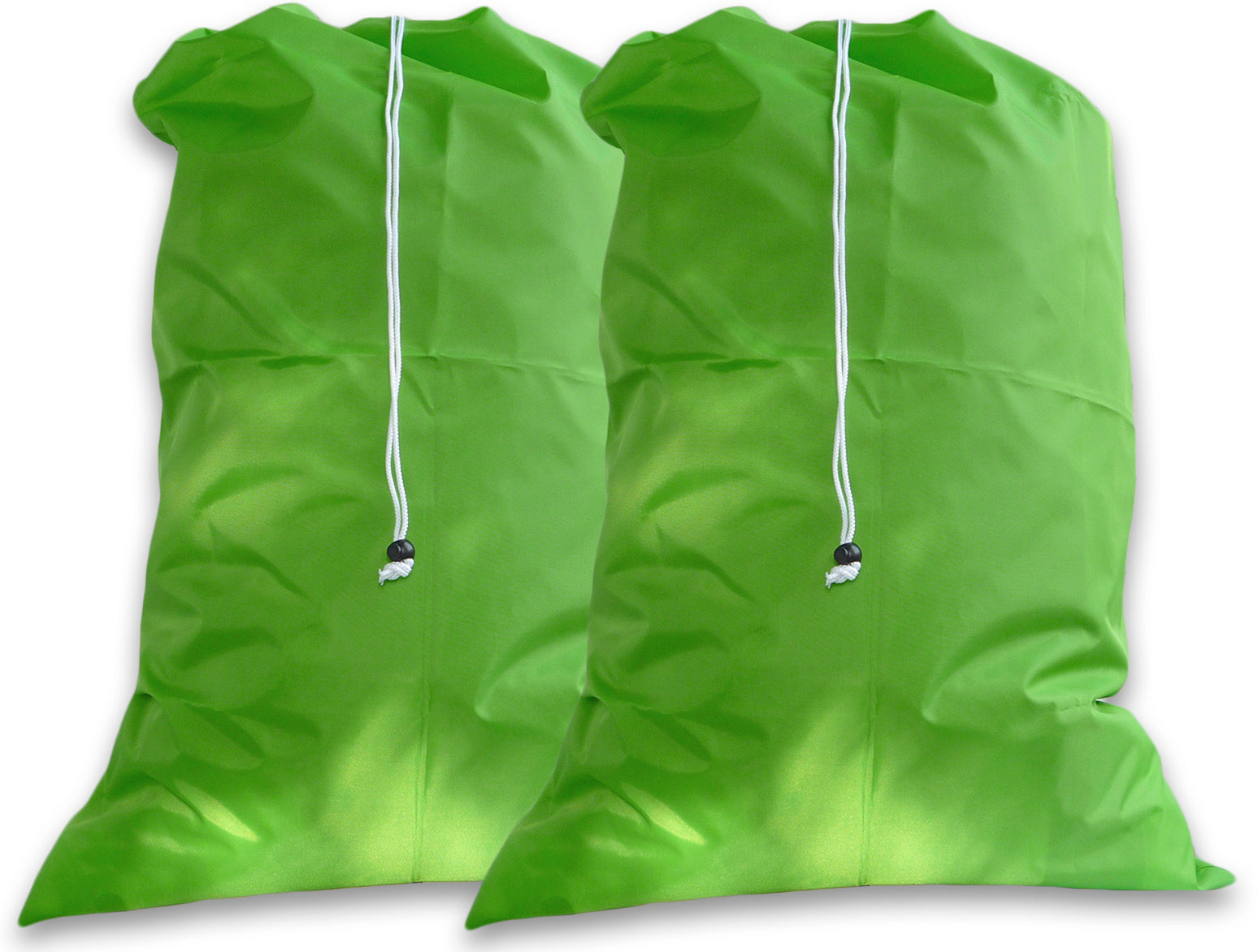 Extra Large Lime Green Laundry Bags, Two Pack