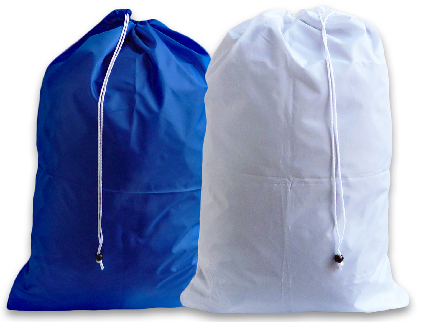 2 Pack, Extra Large Laundry Bags, Royal Blue, White