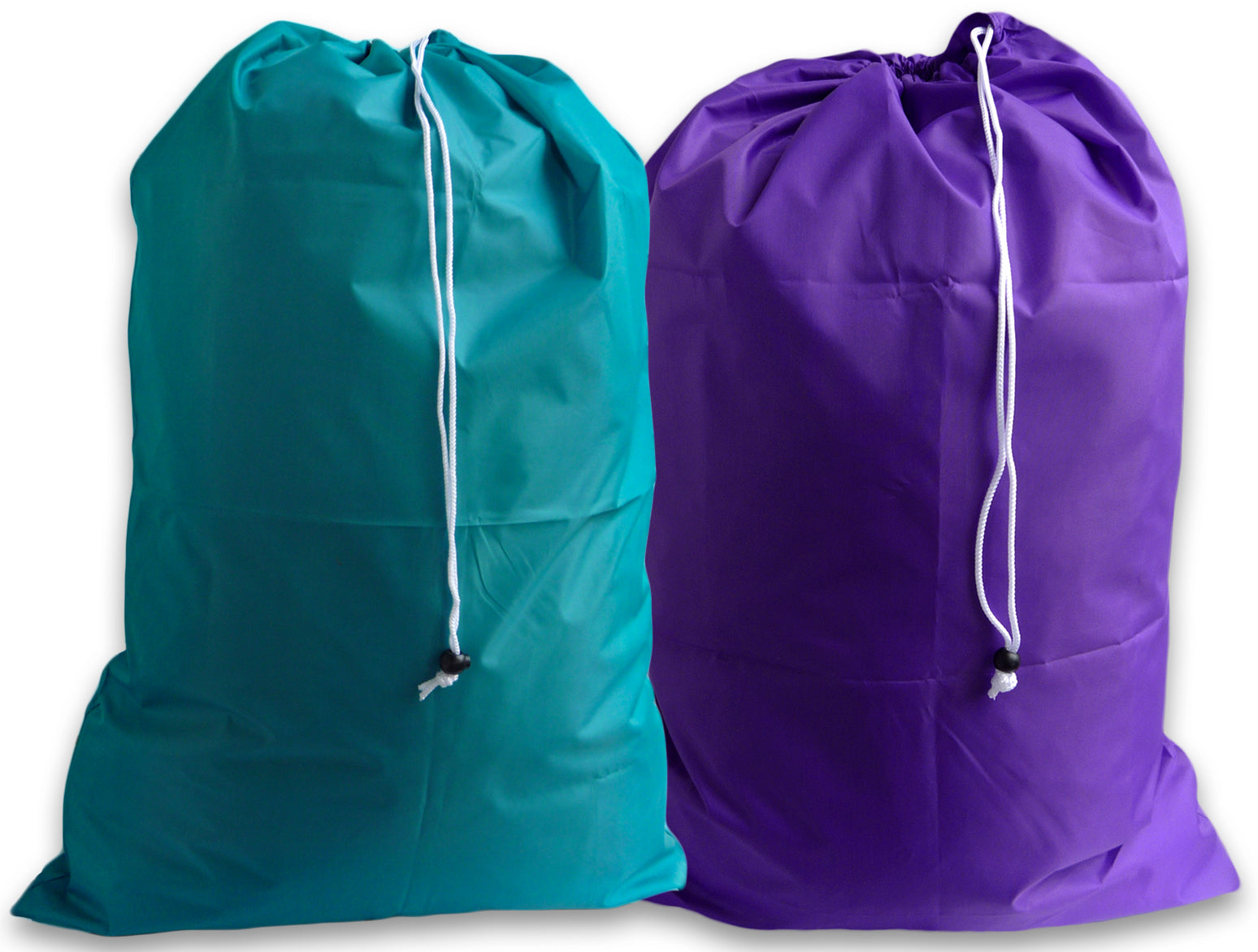 2 Pack, Extra Large Laundry Bags, Teal, Purple