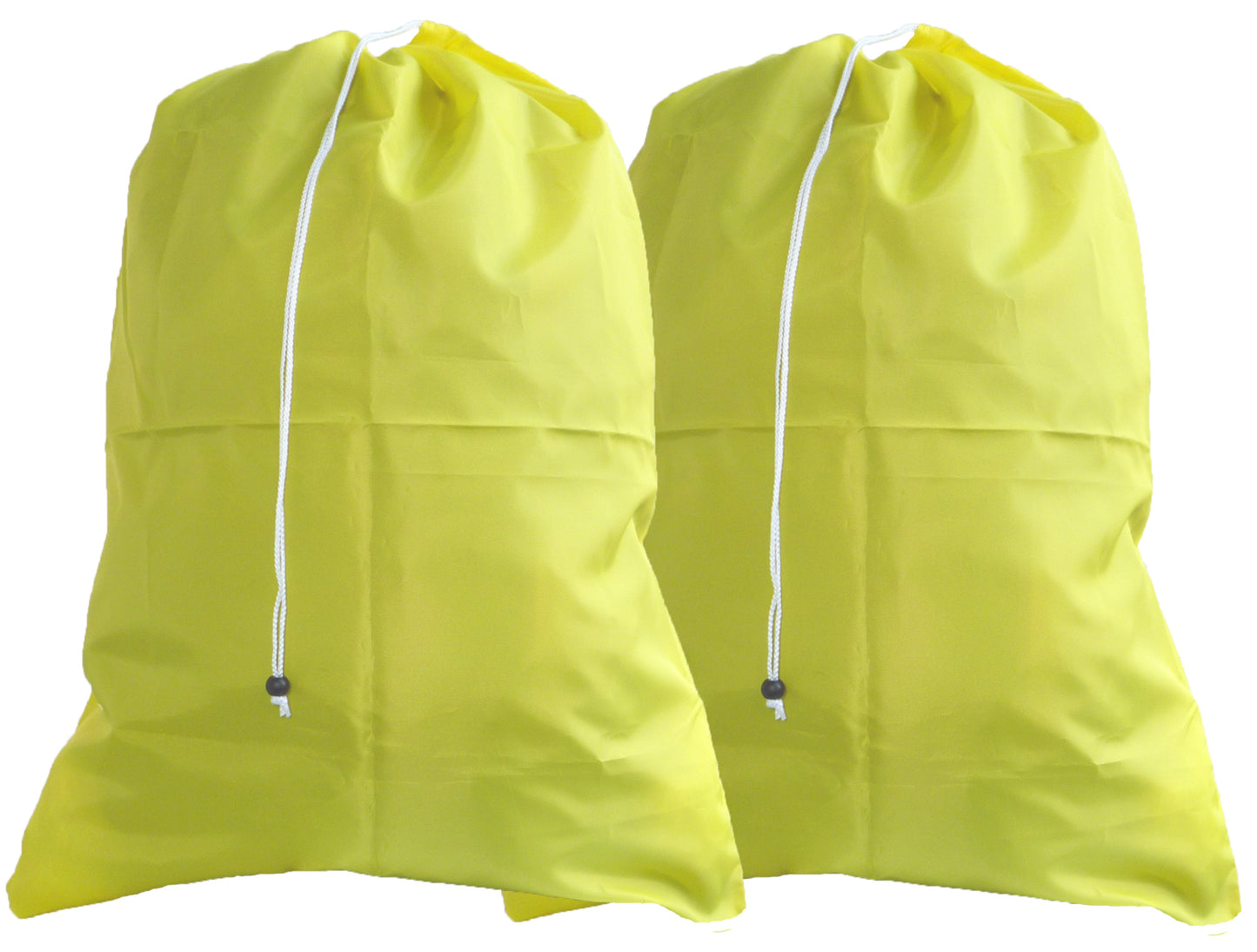 Extra Large Laundry Bags, Yellow, Twin Pack