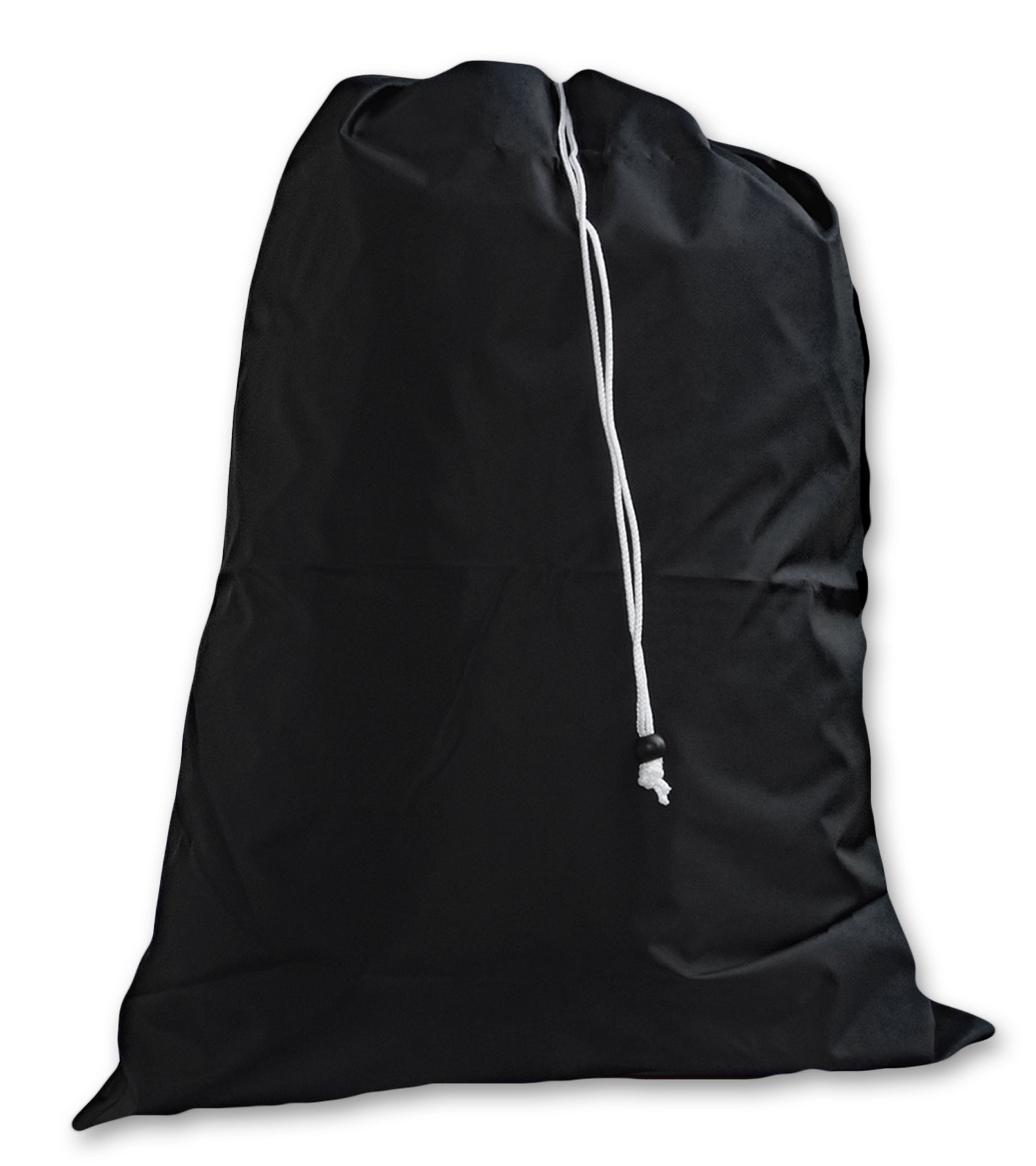 Extra Large Laundry Bag with Drawstring, Color: Black, Size: 30x45