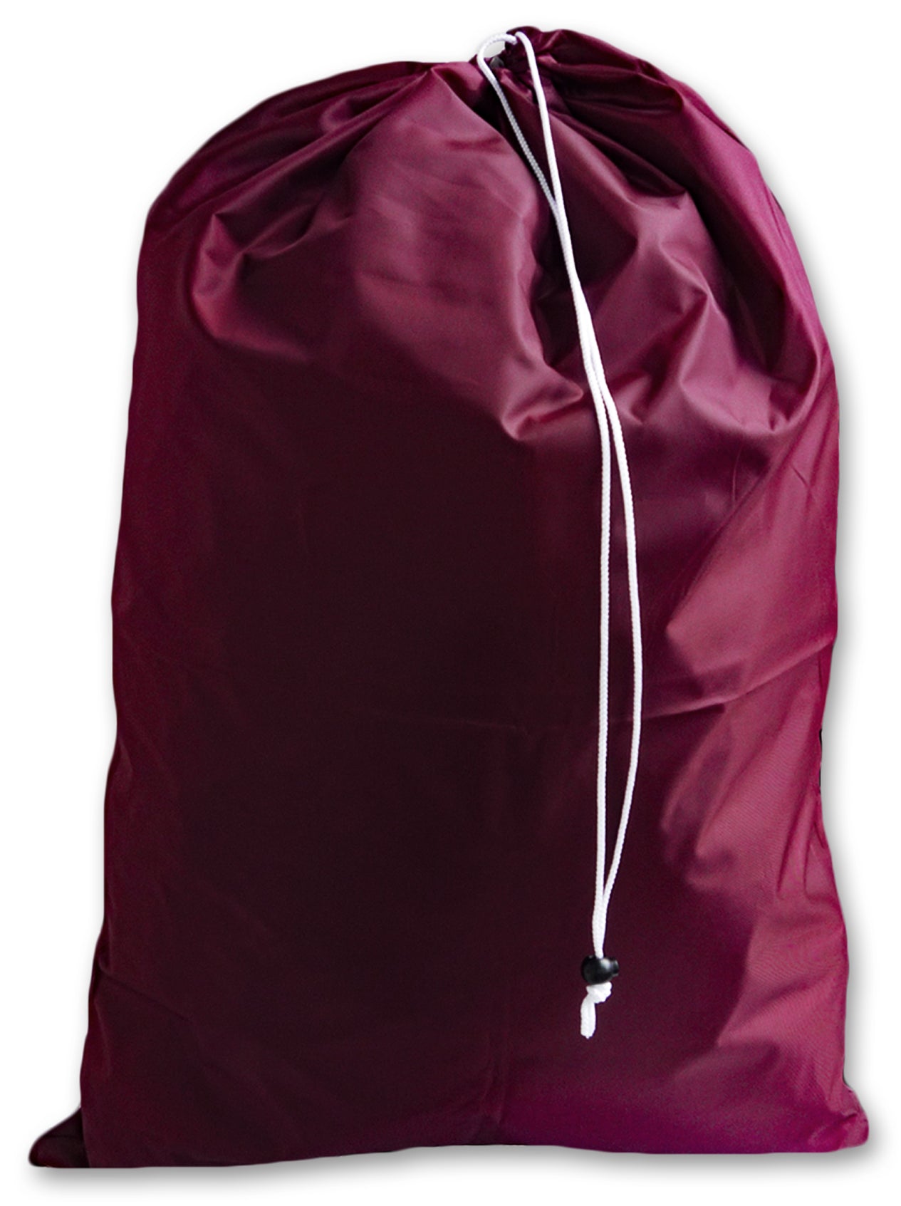 Medium Drawstring Laundry Bag, Burgundy