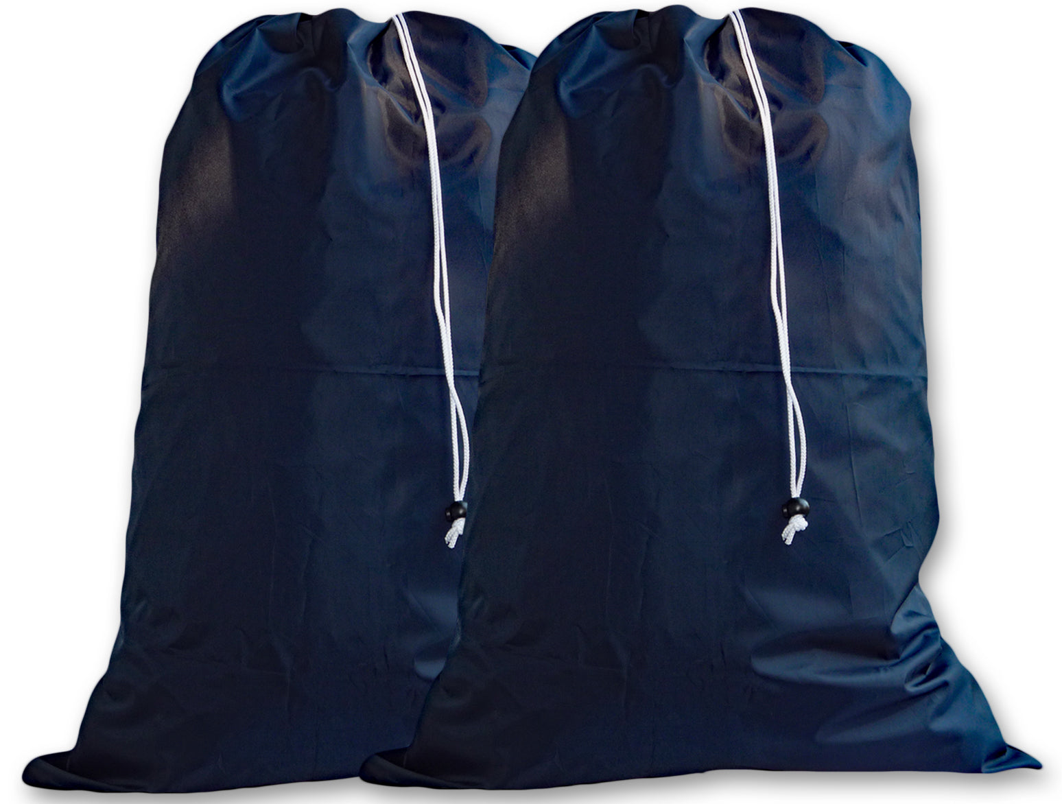Extra Large Laundry Bags, Navy Blue, Twin Pack