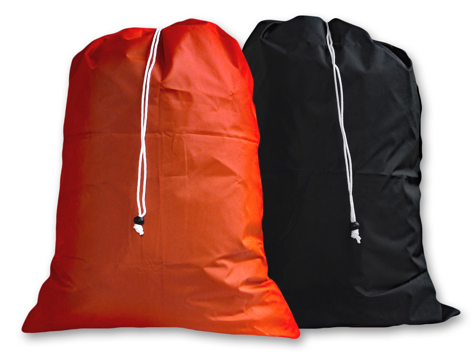 2 Pack, Extra Large Laundry Bags, Orange, Black