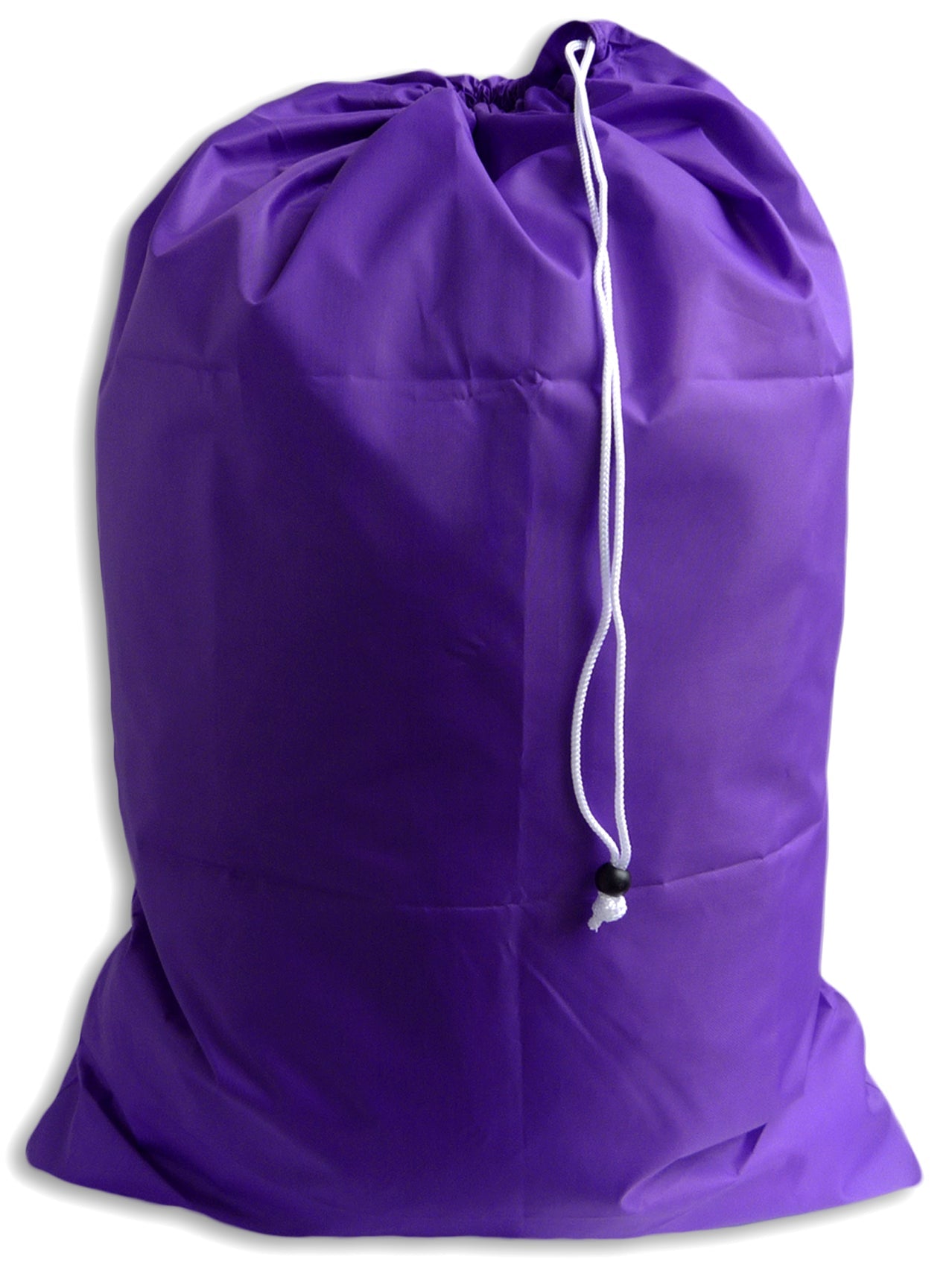 Large Laundry Bag with Drawstring and Locking Closure - Color: Purple,Size: 30x40