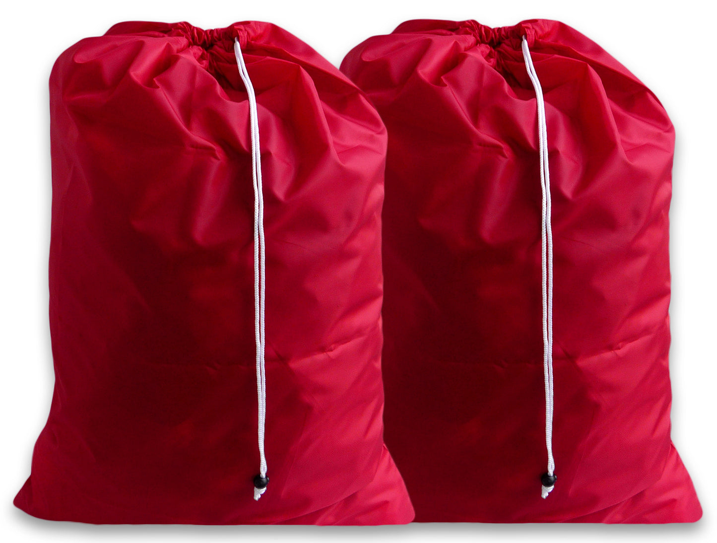 Extra Large Red Laundry Bags, Two Pack