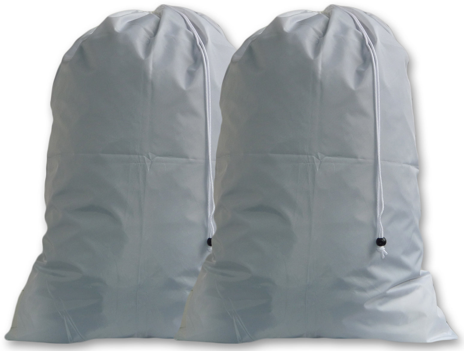 Extra Large Laundry Bags, Silver, 2 Pack