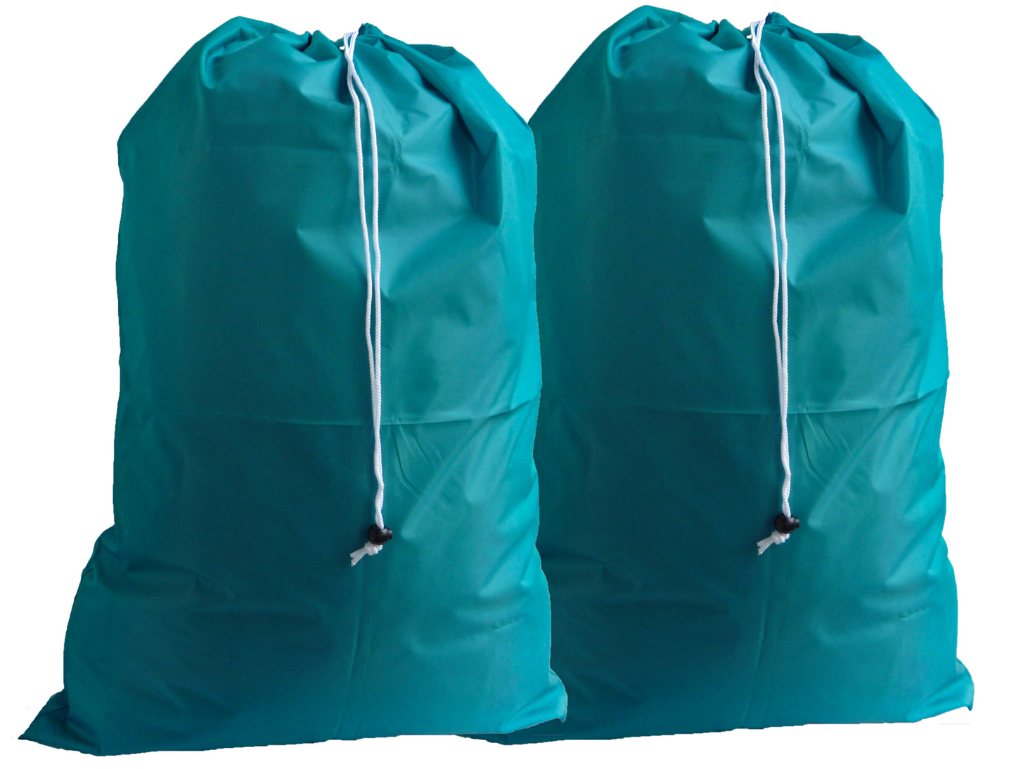 Extra Large Laundry Bags, Twin Pack, Teal