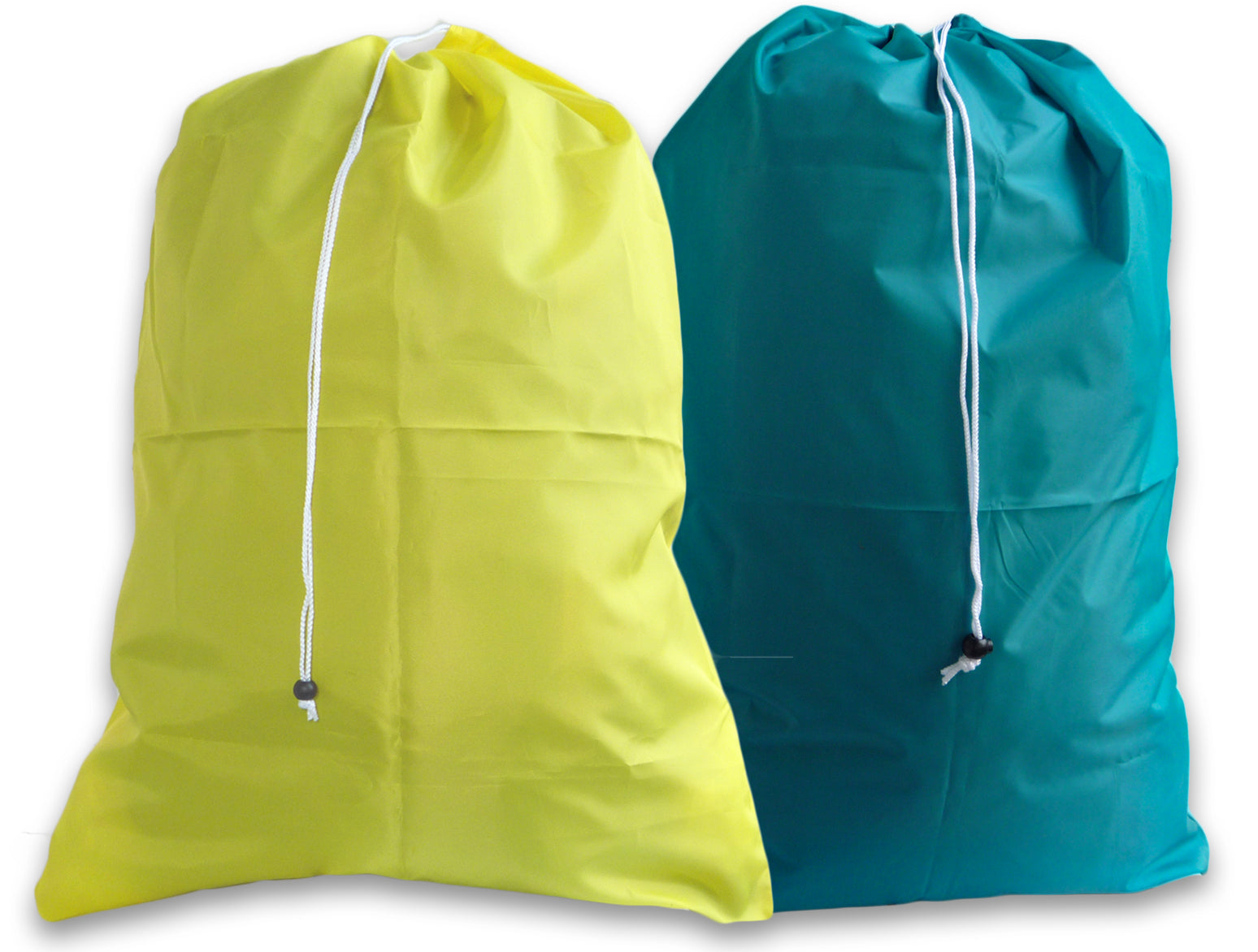 2 Pack, Extra Large Laundry Bags, Yellow, Teal