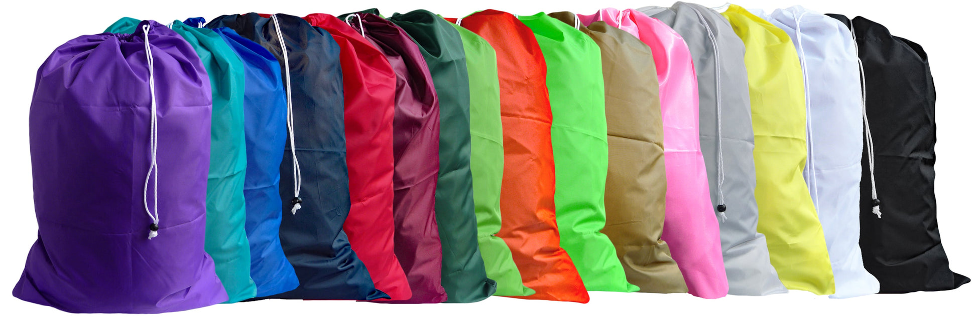 Assorted Color Laundry Bags, Large Size