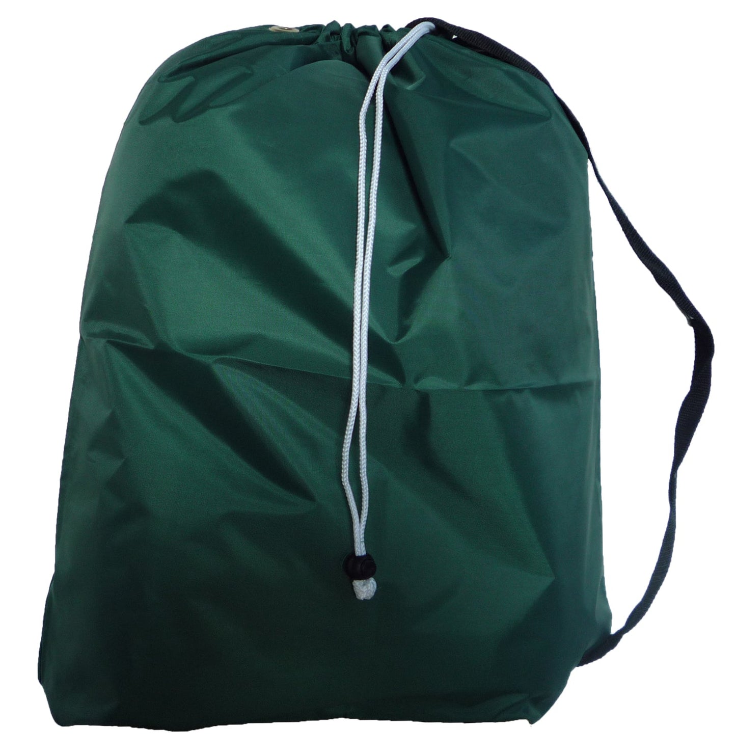 Medium Laundry Bag with Strap, Forest Green