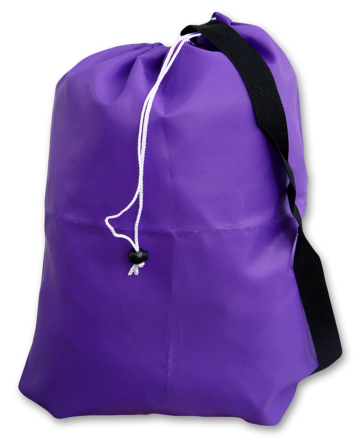 Small Laundry Bag with Strap, Purple