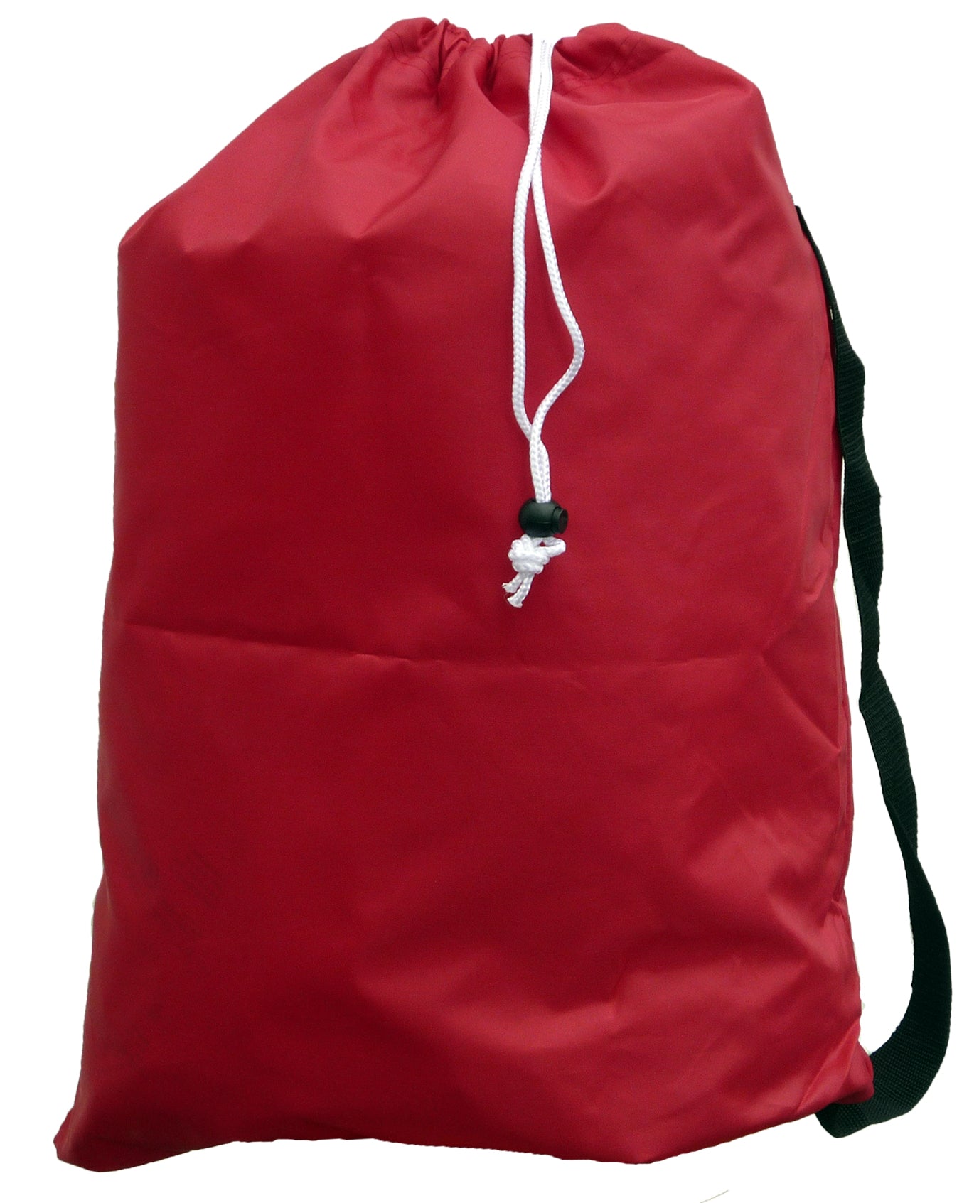 Small Laundry Bag with Strap, Red