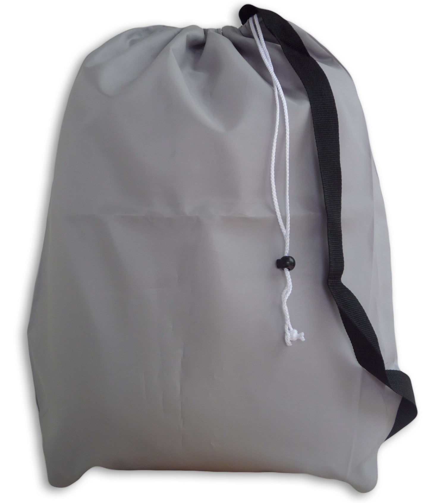 Medium Laundry Bag with Strap, Silver