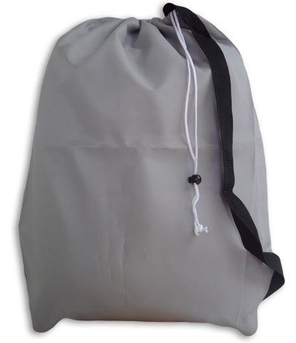 Large Laundry Bag with Strap, Silver