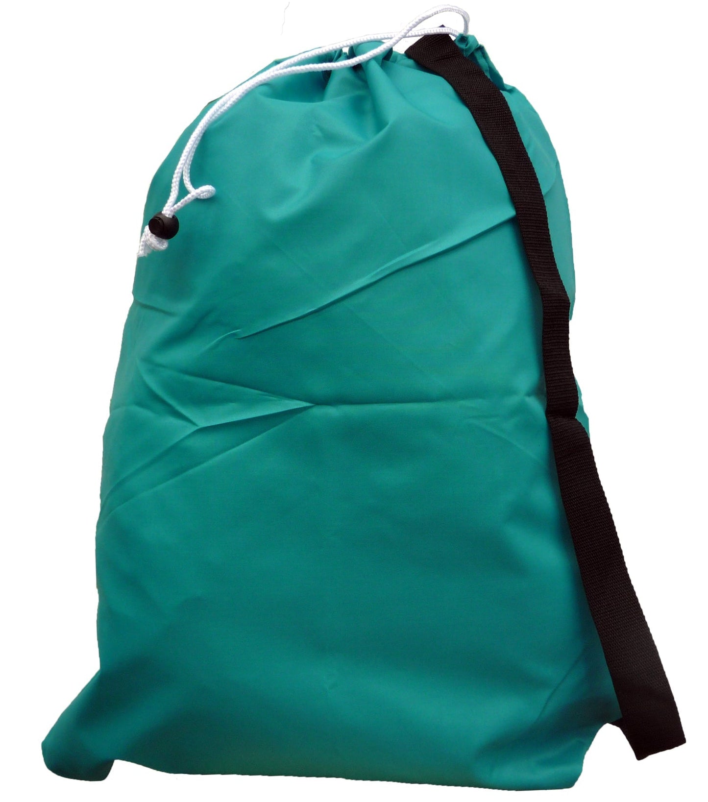 Large Laundry Bag with Strap, Teal