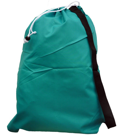 Small Laundry Bag with Strap, Teal